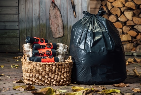 Plastic bin bags